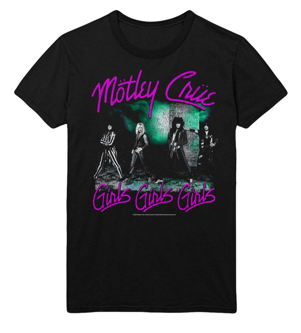 Motley Crue Pink Girls T-Shirt - HYPER iCONiC.