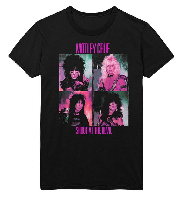 Motley Crue Pink Shout T-Shirt - HYPER iCONiC.