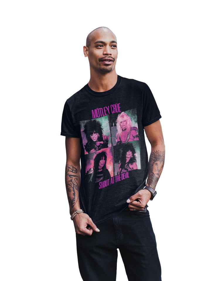 Motley Crue Pink Shout T-Shirt - HYPER iCONiC.