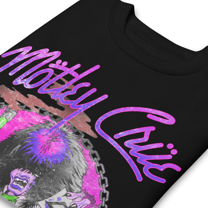 Motley Crue Purple Allister Jumbo Print Sweatshirt - HYPER iCONiC.