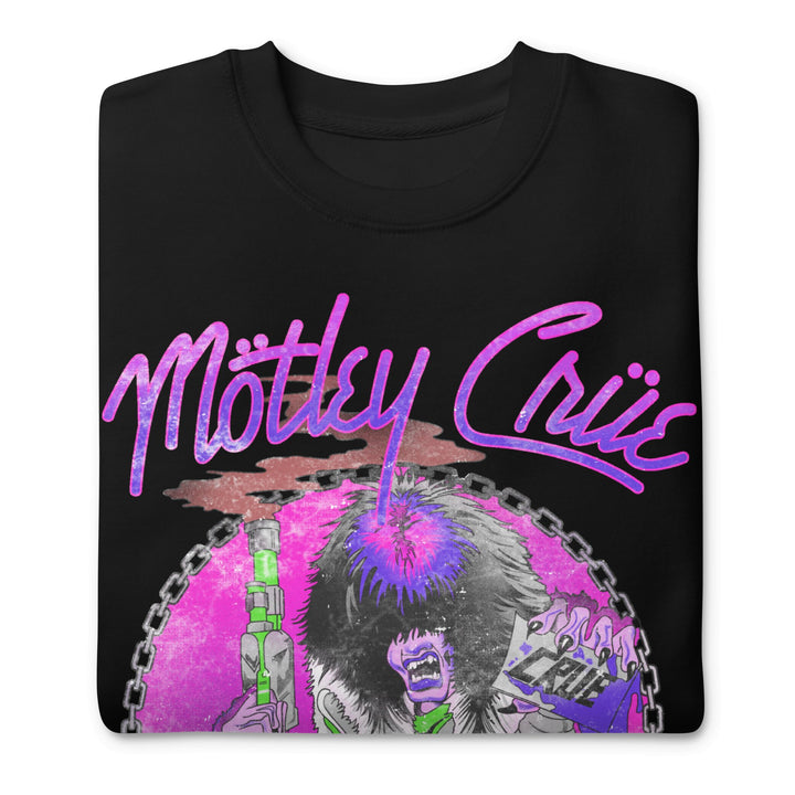 Motley Crue Purple Allister Jumbo Print Sweatshirt - HYPER iCONiC.