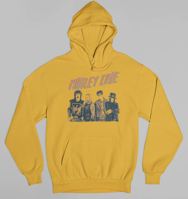 Motley Crue - Retro Boomin Classic Hoodie - HYPER iCONiC.