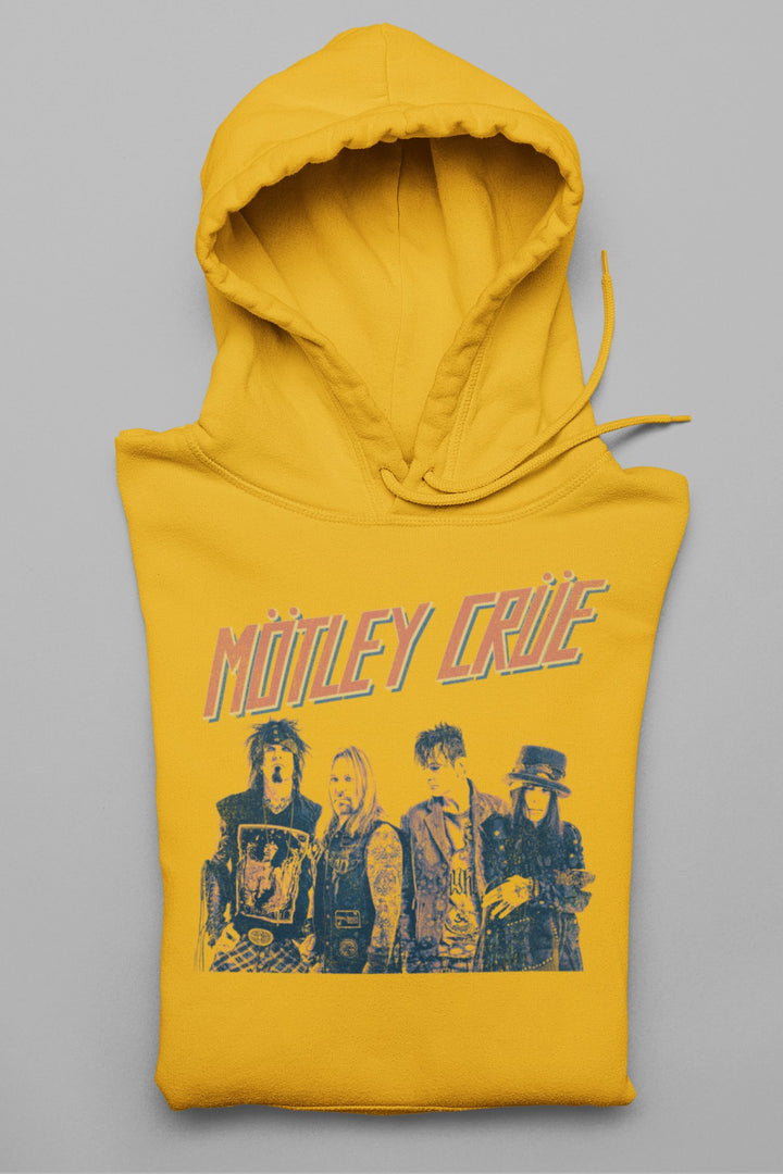 Motley Crue - Retro Boomin Classic Hoodie - HYPER iCONiC.