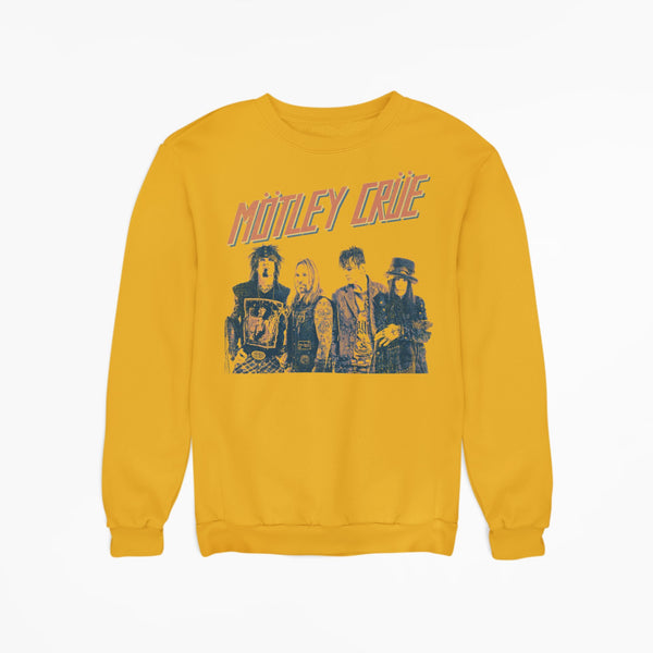 Motley Crue - Retro Boomin Jumbo Print Sweatshirt - HYPER iCONiC.