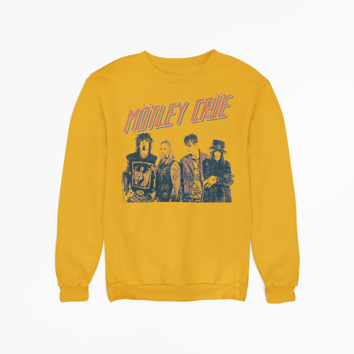 Motley Crue - Retro Boomin Jumbo Print Sweatshirt - HYPER iCONiC.