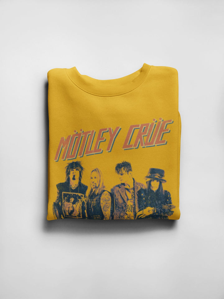 Motley Crue - Retro Boomin Jumbo Print Sweatshirt - HYPER iCONiC.