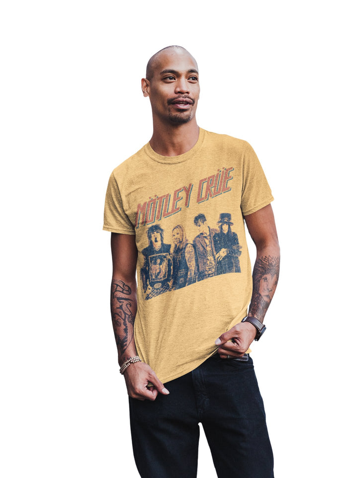 Motley Crue - Retro Boomin Jumbo Print T-Shirt - HYPER iCONiC.