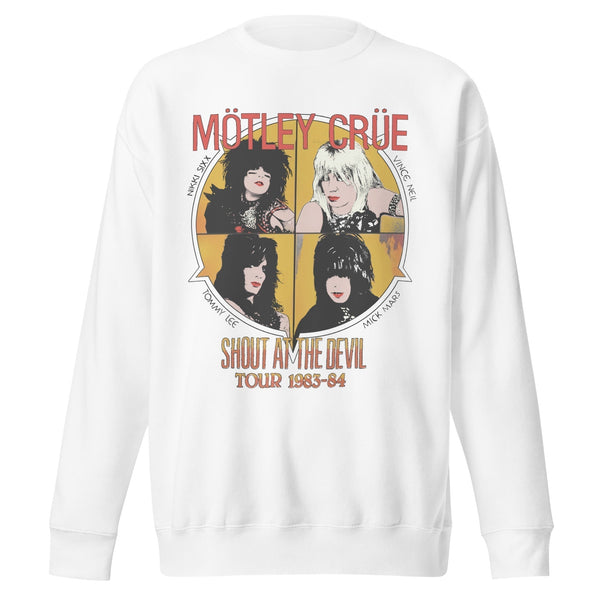 Motley Crue Shout 83/84 Tour Jumbo Print Sweatshirt - HYPER iCONiC.