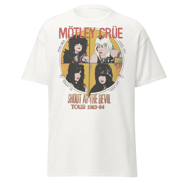 Motley Crue - Shout 83/84 Tour Jumbo Print T - Shirt - HYPER iCONiC.