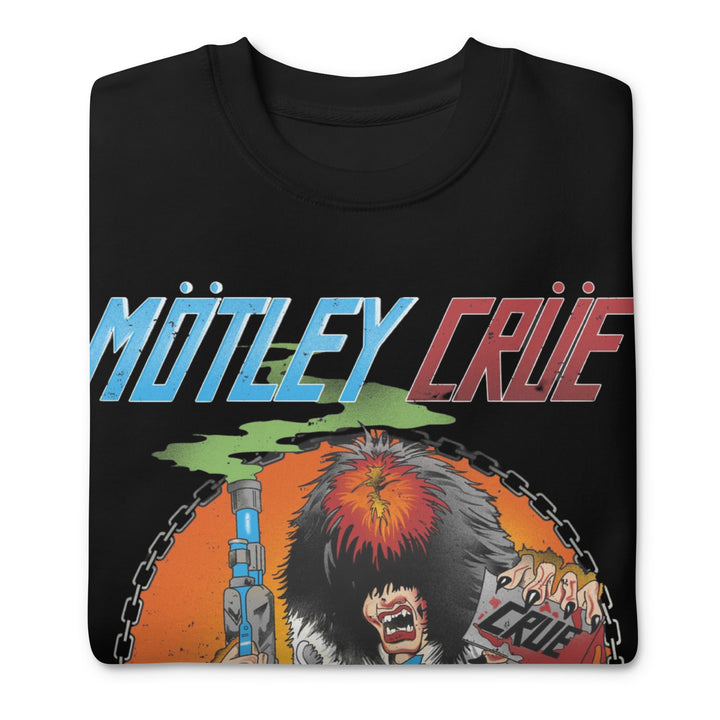 Motley Crue Smoking Allister Jumbo Print Sweatshirt - HYPER iCONiC.