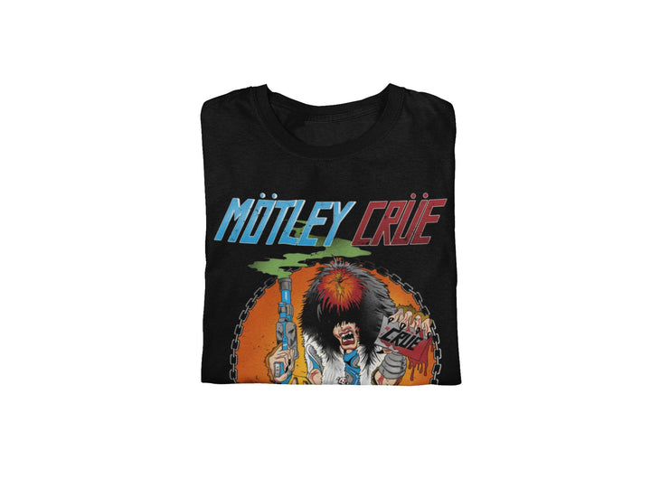 Motley Crue Smoking Allister Jumbo Print T-Shirt - HYPER iCONiC.