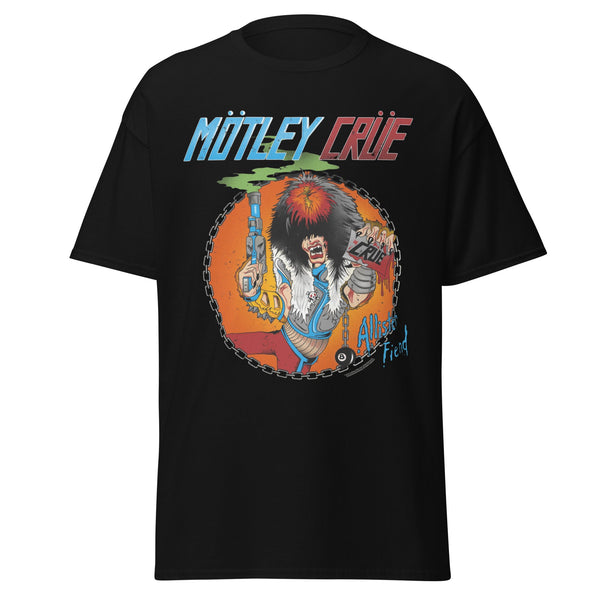 Motley Crue Smoking Allister Jumbo Print T - shirt - HYPER iCONiC.