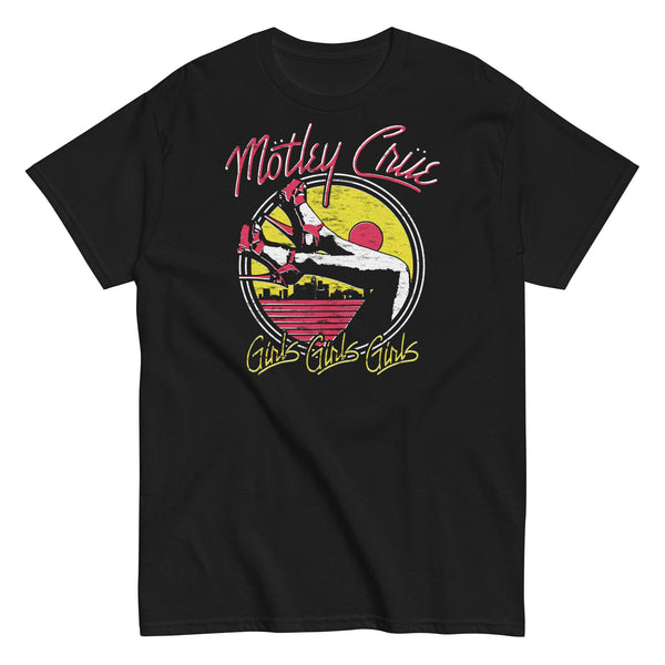 Motley Crue - Sunset Girls T-Shirt - HYPER iCONiC.