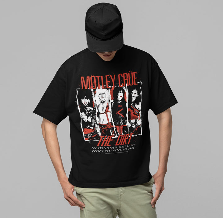 Motley Crue the Dirt Jumbo Print T-shirt - HYPER iCONiC.