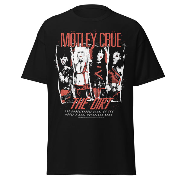 Motley Crue the Dirt Jumbo Print T - shirt - HYPER iCONiC.