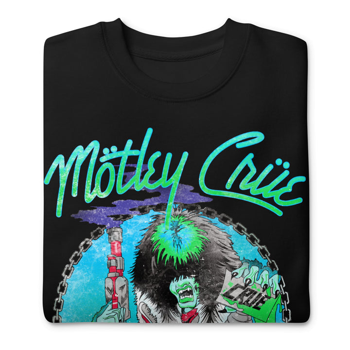 Motley Crue Turquoise Allister Jumbo Print Sweatshirt - HYPER iCONiC.