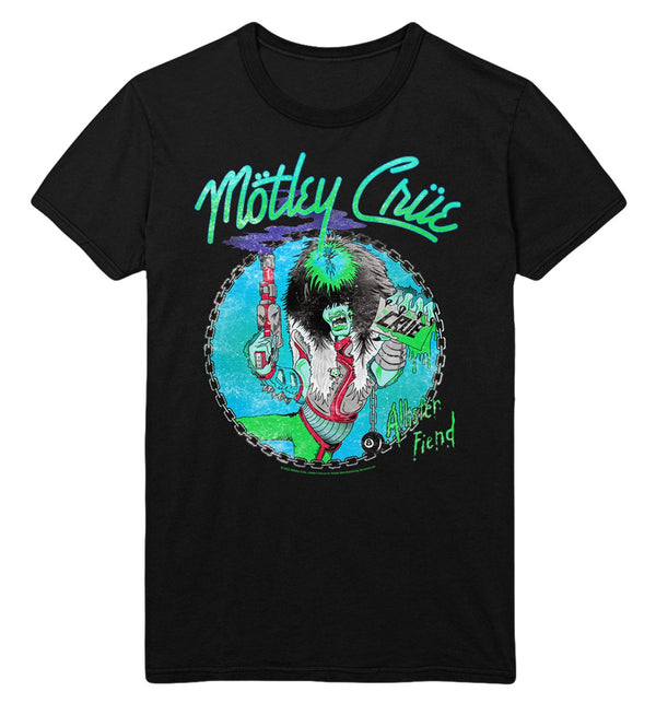 Motley Crue Turquoise Allister T-Shirt - HYPER iCONiC.