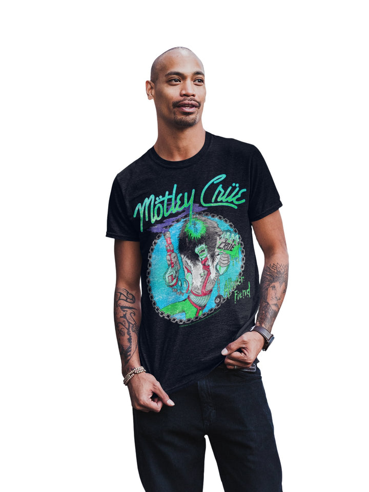 Motley Crue Turquoise Allister T-Shirt - HYPER iCONiC.