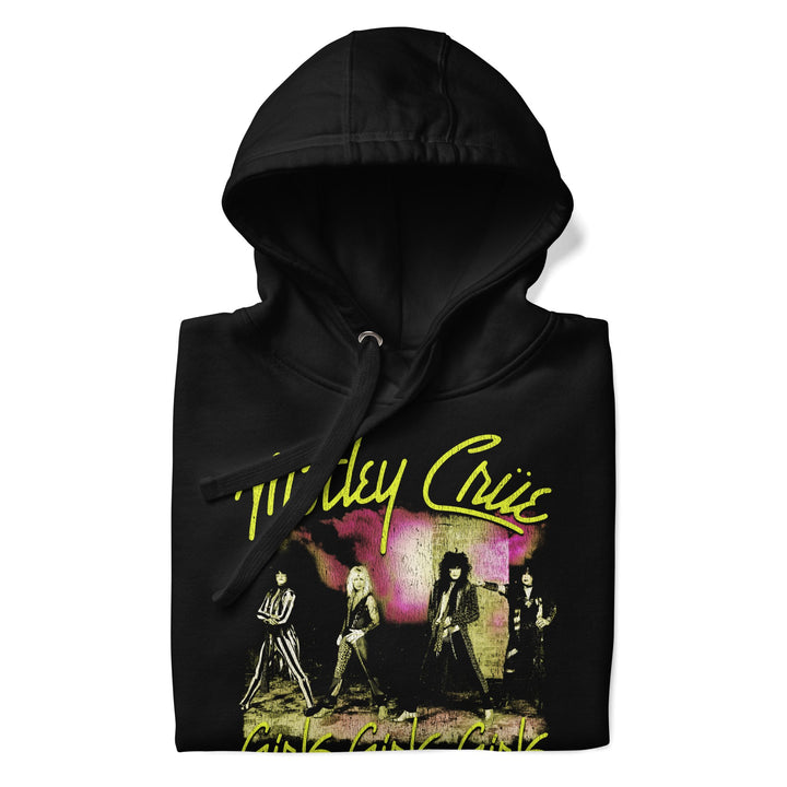 Motley Crue Yellow Girls Classic Hoodie - HYPER iCONiC.