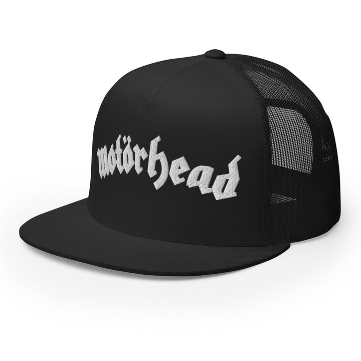 Motorhead - Logo Flat Brim Trucker Cap - HYPER iCONiC.