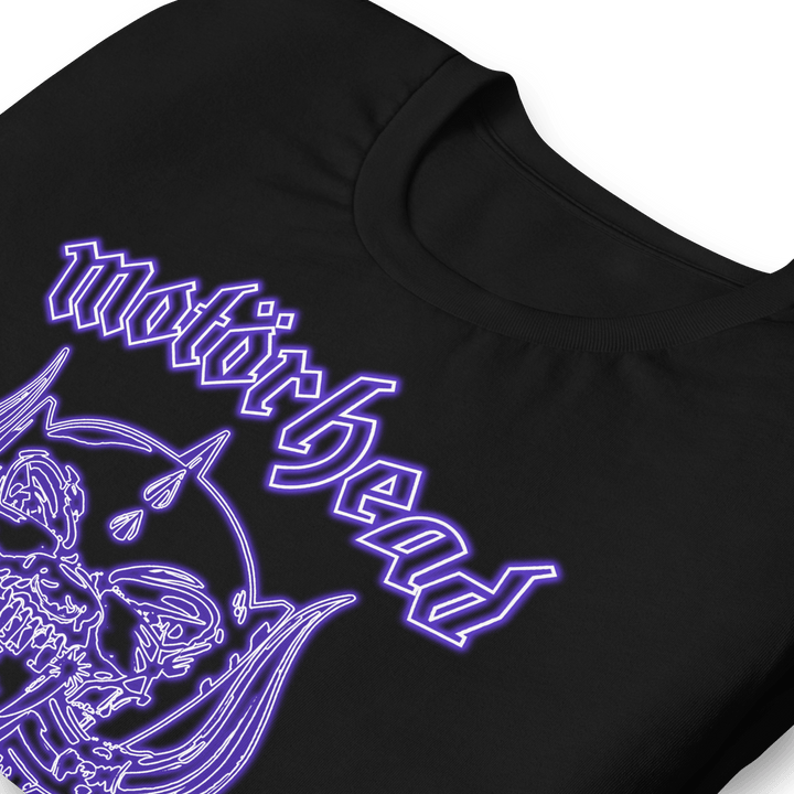 Motorhead - Neon Blue Warpig T-Shirt - HYPER iCONiC.