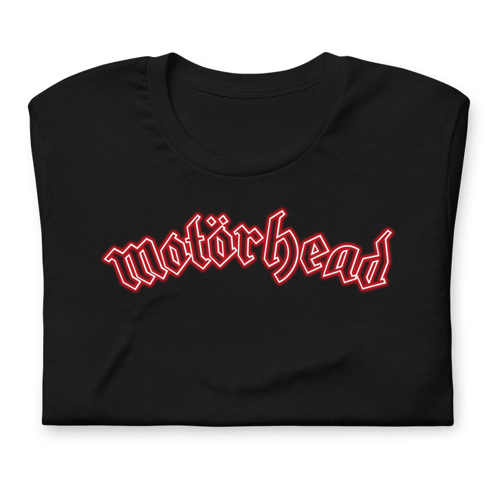 Motorhead - Neon Red Ace T-Shirt - HYPER iCONiC.
