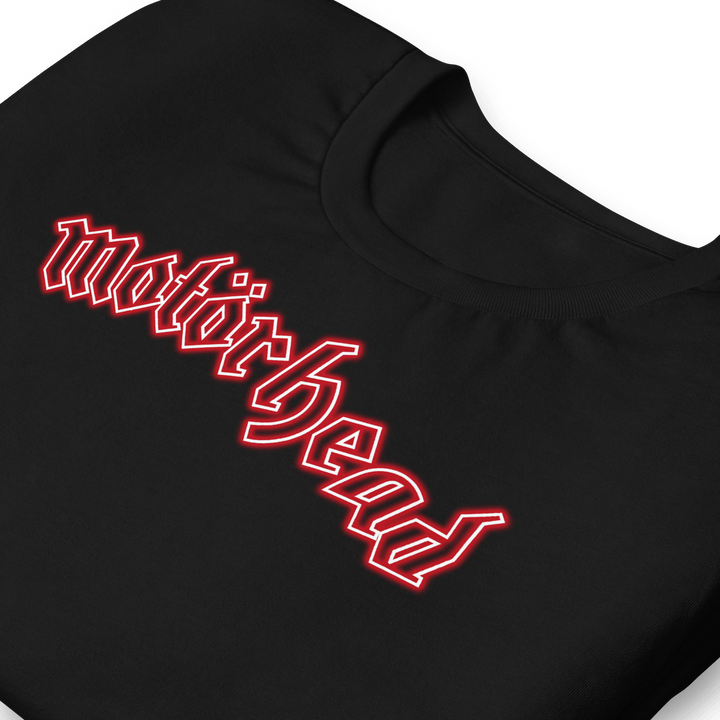 Motorhead - Neon Red Ace T-Shirt - HYPER iCONiC.
