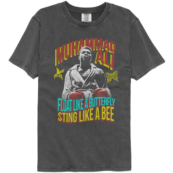 Muhammad Ali - Float Sting Tricolor Comfort Color T-Shirt - HYPER iCONiC.