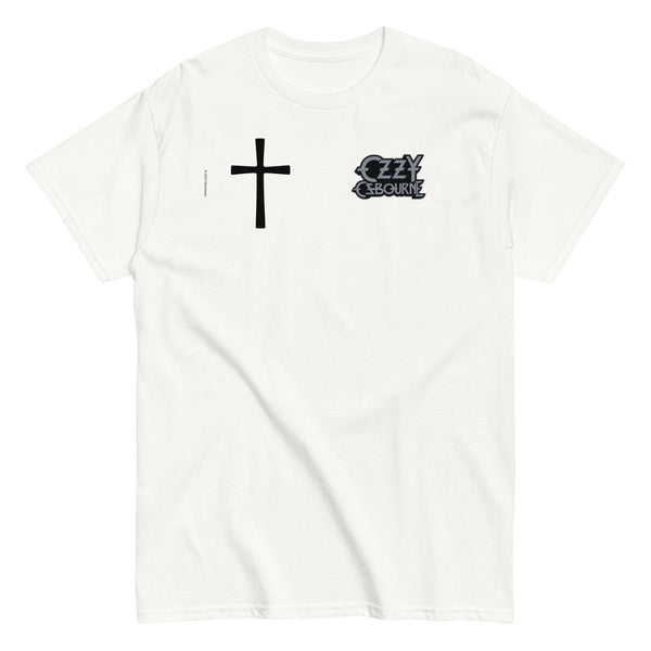トップス Ozz Cross gothic white shirt Ozzy Osbourne - Cross Logo T-Shirt – HYPER iCONiC.