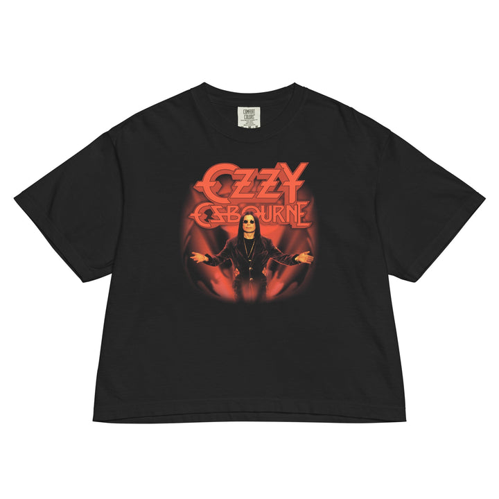 Ozzy Osbourne Dreamer Mineral Wash Womens Crop Top - HYPER iCONiC.