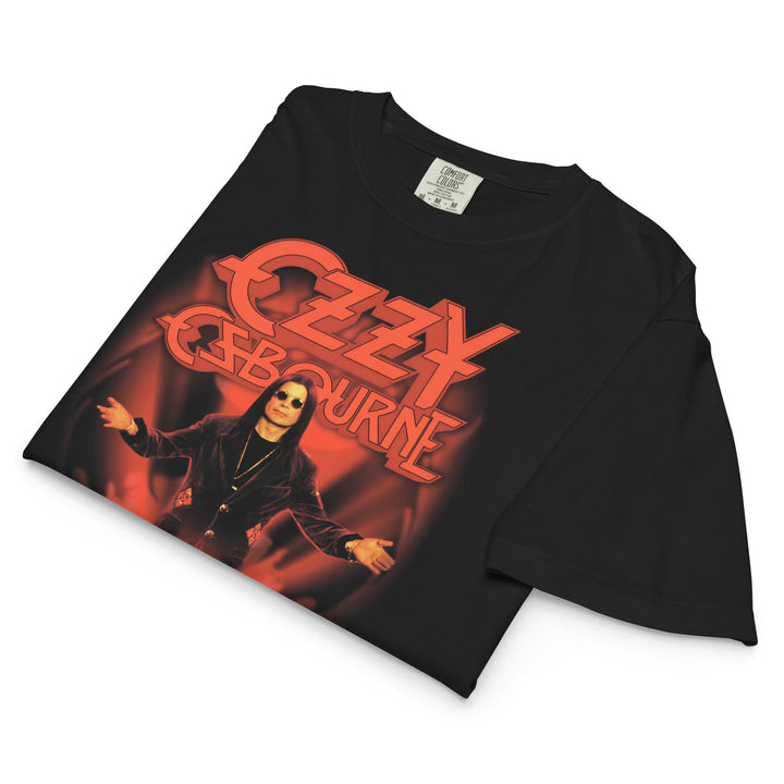 Ozzy Osbourne Dreamer Mineral Wash Womens Crop Top - HYPER iCONiC.