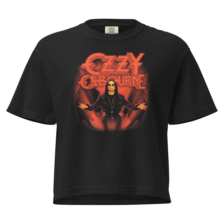 Ozzy Osbourne Dreamer Mineral Wash Womens Crop Top - HYPER iCONiC.