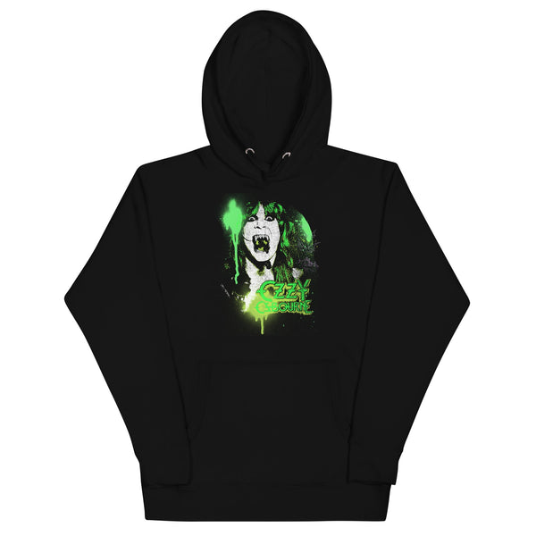 Ozzy Osbourne Green Screaming Classic Hoodie - HYPER iCONiC.