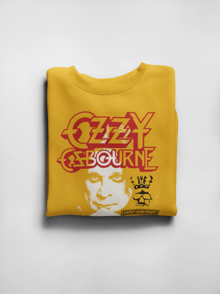 Ozzy Osbourne Holy Trinity Jumbo Print Sweatshirt - HYPER iCONiC.