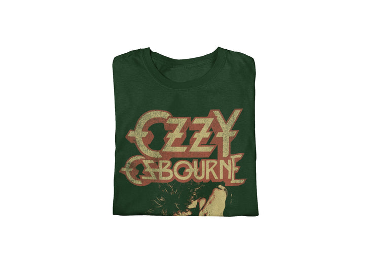 Ozzy Osbourne - Late 80s Vintage Ozzy Jumbo Print T-Shirt - HYPER iCONiC.