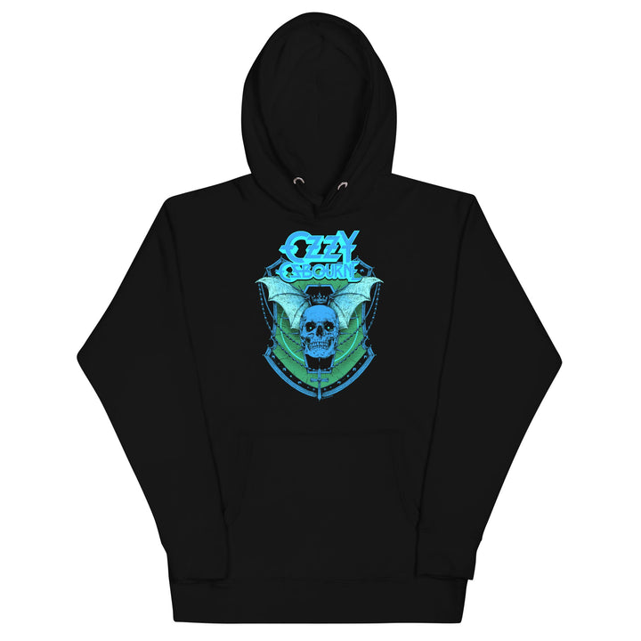 Ozzy Osbourne Neon Blue Bat Classic Hoodie - HYPER iCONiC.