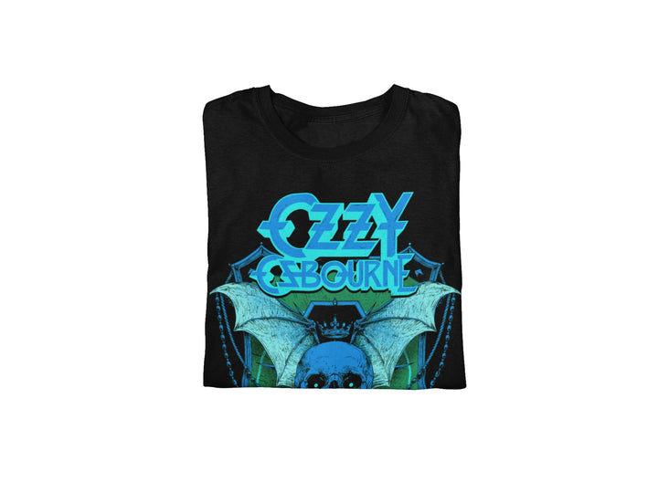 Ozzy Osbourne Neon Blue Bat T-Shirt - HYPER iCONiC.