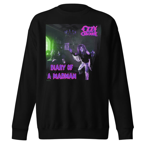 Ozzy Osbourne Purple Diary Jumbo Print Sweatshirt - HYPER iCONiC.