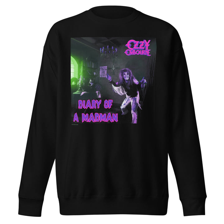 Ozzy Osbourne Purple Diary Jumbo Print Sweatshirt - HYPER iCONiC.