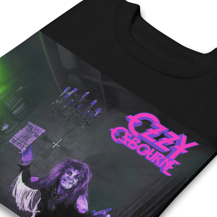 Ozzy Osbourne Purple Diary Jumbo Print Sweatshirt - HYPER iCONiC.