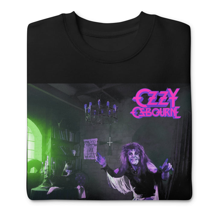 Ozzy Osbourne Purple Diary Jumbo Print Sweatshirt - HYPER iCONiC.