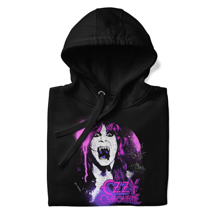 Ozzy Osbourne Purple Screaming Classic Hoodie - HYPER iCONiC.