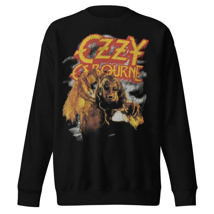 Ozzy Osbourne Vintage Werewolf Jumbo Print Sweatshirt - HYPER iCONiC.