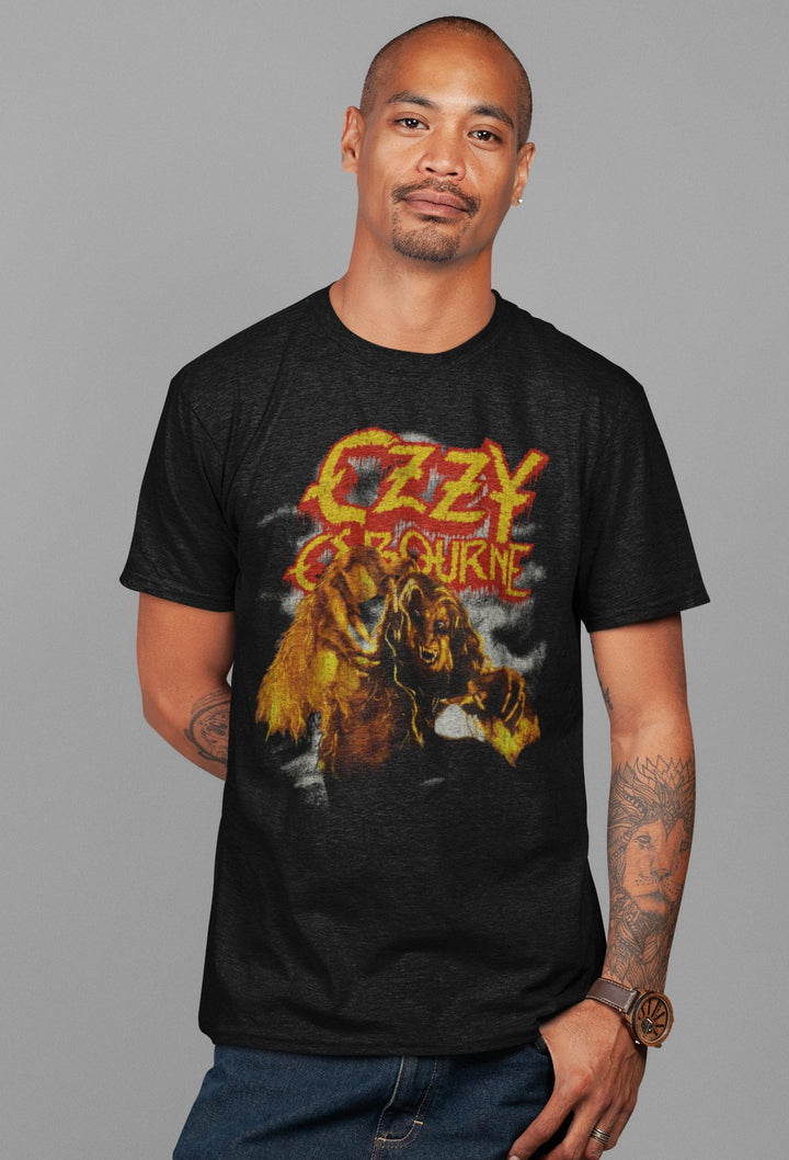 Ozzy Osbourne - Vintage Werewolf Jumbo Print T-Shirt - HYPER iCONiC.