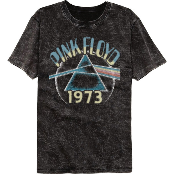 Pink Floyd - Dotty Texture Circle Vintage Wash T-Shirt - HYPER iCONiC.