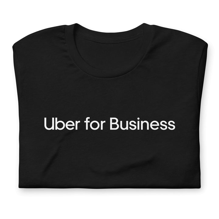 Premium Crew Neck T-Shirt - Black - Uber - HYPER iCONiC.