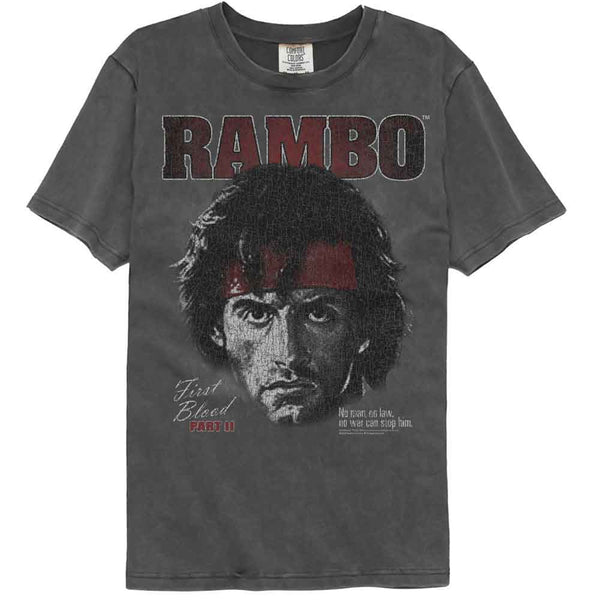 Rambo - First Blood Pt 2 Portrait Comfort Color T-Shirt - HYPER iCONiC.