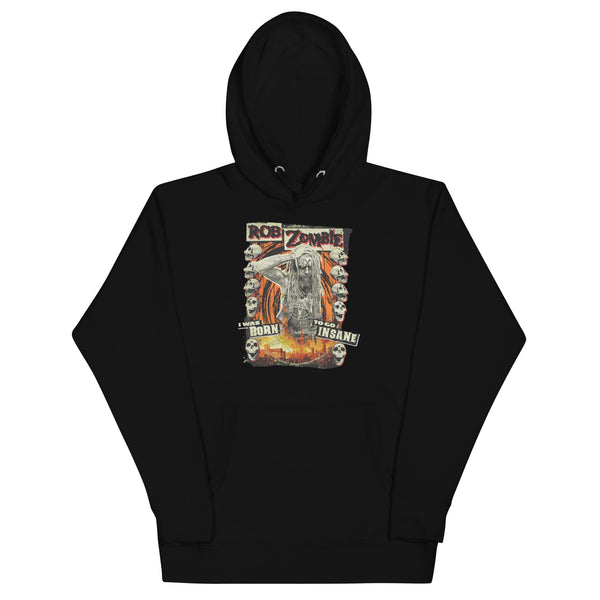 Rob Zombie Born Insane Classic Hoodie - HYPER iCONiC.