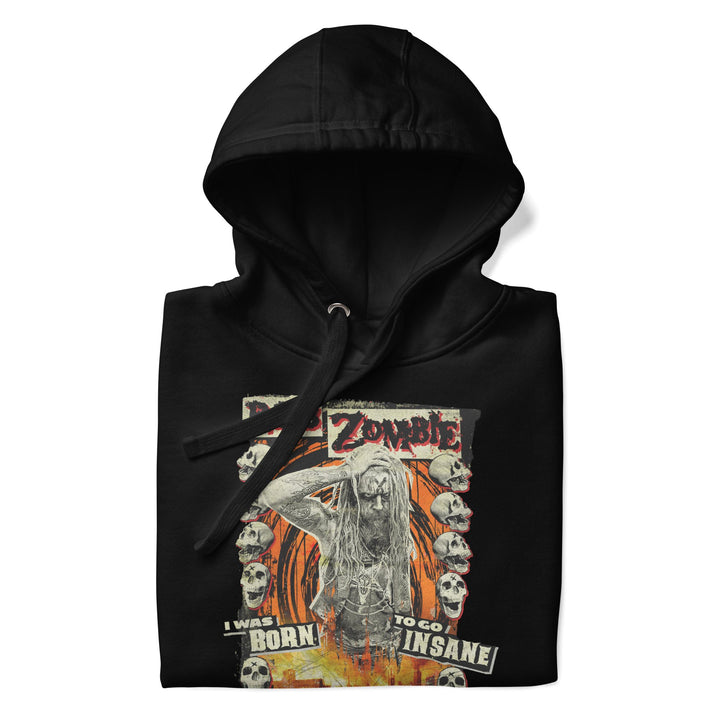 Rob Zombie Born Insane Classic Hoodie - HYPER iCONiC.