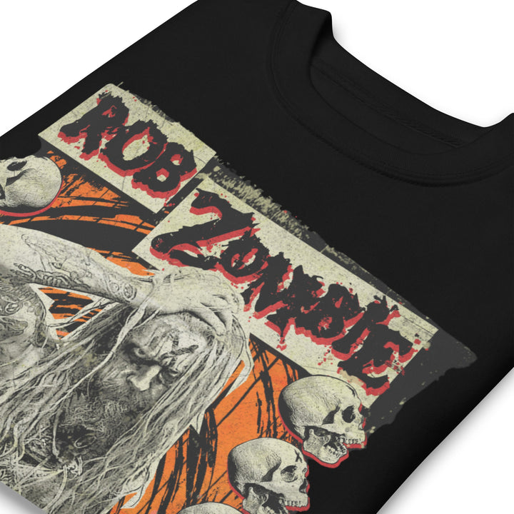 Rob Zombie Born Insane Jumbo Print Sweatshirt - HYPER iCONiC.